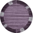 thumbnail image 6 of Unique Loom Del Mar Collection Area Rug - Sarah (7' 10" Round Violet/Purple), 6 of 10