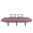 thumbnail image 3 of Purple Mandala Futon Couch, Hippie Style Eastern in Moroccan Vivid Tones Motif, Daybed with Metal Frame Upholstered Sofa for Living Dorm, Loveseat, Multicolor, by Ambesonne, 3 of 4