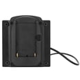 thumbnail image 3 of Placa de sujeción universal para baterías Sony NP-F970, compatible con monitores VESA de 75mm, incluye 4 tornillos de montaje, material metálico duradero, color negro, ideal para pantallas de hasta, 3 of 6
