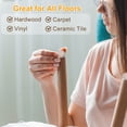 thumbnail image 5 of Uxcell Furniture Sliders Plastic Self-adhesive Round Sliding Pads for Carpeted Tile Vinyl Hardwood Floors 2 1/2" 16Pcs, 5 of 6