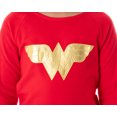 thumbnail image 3 of DC Comics Wonder Woman Girls' Classic Costume Colors Fleece Pajama Set, 3 of 6