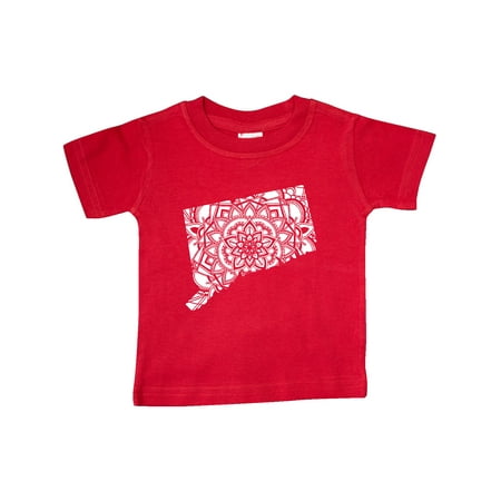 

Inktastic Connecticut Silhouette Mandala Gift Baby Boy or Baby Girl T-Shirt