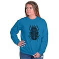 thumbnail image 4 of Ancient Egyptian Scarab Beetle Sweatshirt for Men or Women Brisco Brands 2X, 4 of 6