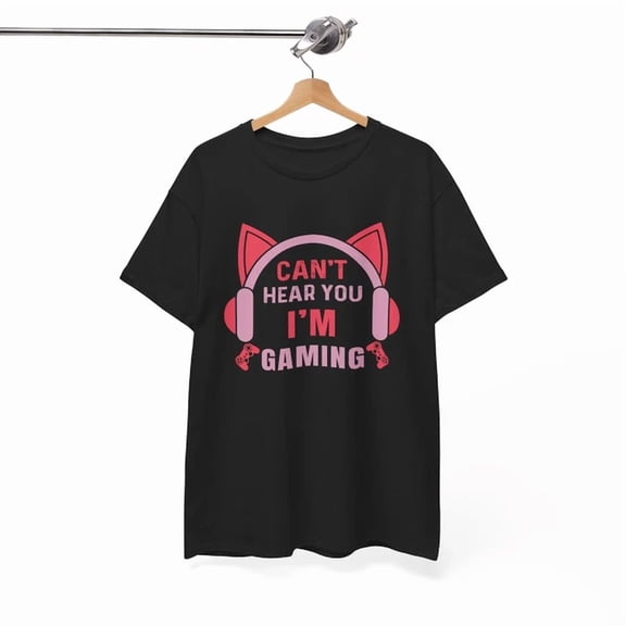 T-Shirt With I'M Gaming T-Shirt S-5XL, Fun Video Game Tee, Retro Gamer Graphic Shirt