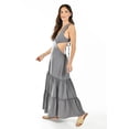 thumbnail image 2 of Vestido largo espalda descubierta Roman Fashion /Juvenil, 9105 (Gris) gris UNITALLA, 2 of 6