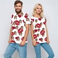 thumbnail image 2 of IWRICH Men and Women Custom T Shirts Photo Personalized DIY Tees Crew Neck Short Sleeve Tops 05-White XXL, 2 of 9