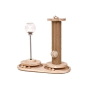 Interactive Scratch Post and Activity Center -- The Ultimate Cat Playground S1501