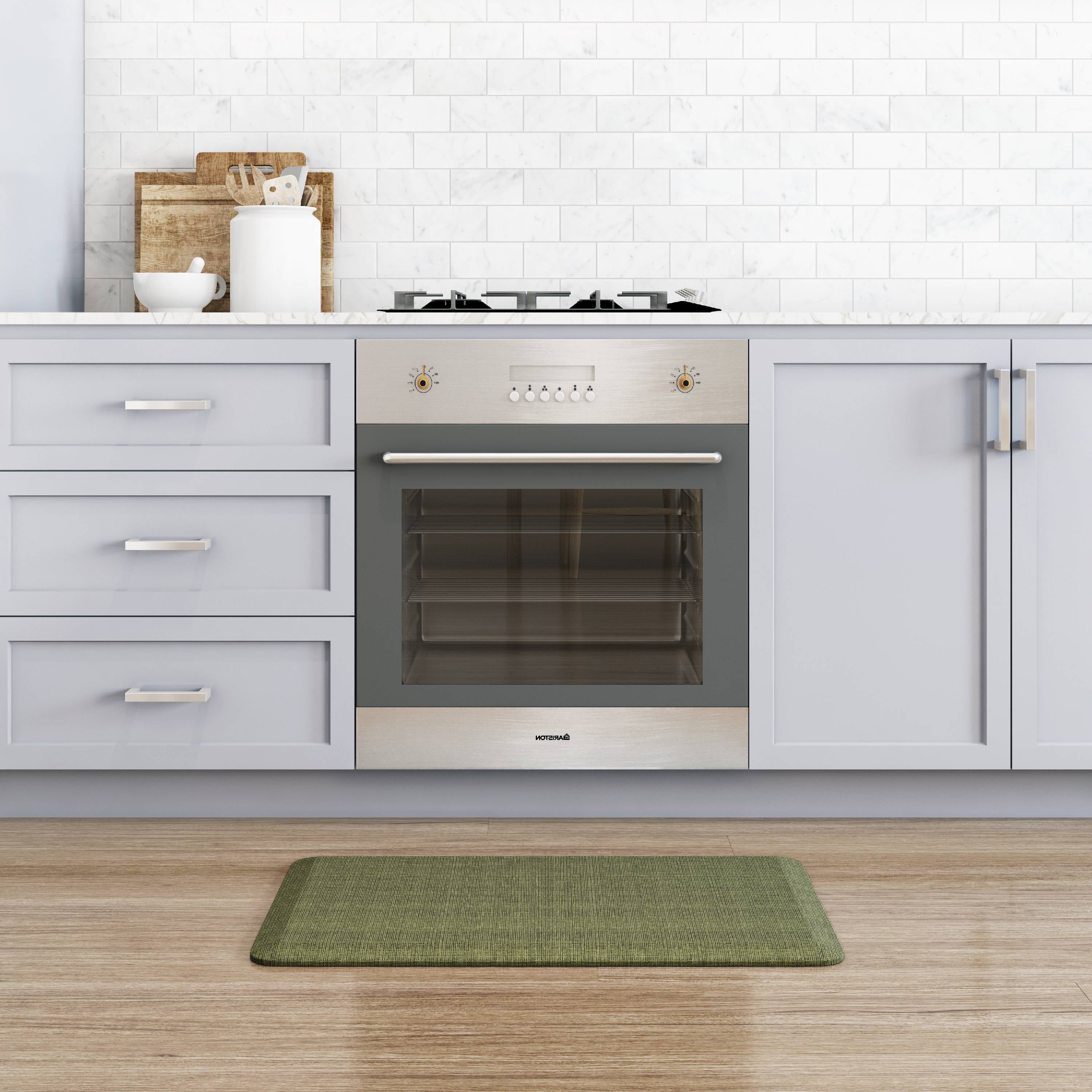 GelPro Newlife Designer Comfort Kitchen Floor Mat 20 inch x 32 inch Tweed Antique White