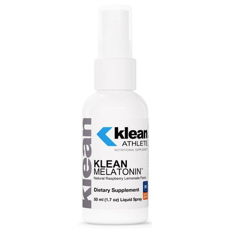 Klean ATHLETE Klean Melatonin | Sleep Supplement to Support Healthy Sleep-Wake Cycles, and Exercise Recovery | 1.7 Ounces Liquid Spray | Raspberry Lemonade Flavor