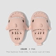 thumbnail image 1 of Cute Cartoon Shark Men Slippers Quick Drying Pillow Slippers Unisex Eva Open Toe Soft Home Shoes Shower Bath Pool House Slides, 1 of 1