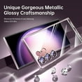 thumbnail image 2 of for Samsung Galaxy S23 Ultra Case with Full Camera Protection, [15X Anti-Yellowing] Metallic Glossy Soft Bumper, Diamond Clear Shockproof Case for Galaxy S23 Ultra 5G 6.8", Lavender Purple, 2 of 16