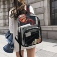 thumbnail image 6 of Ttyddzy Clear Backpack Heavy Duty PVC Transparent Backpack for College Workplace, Red Blood Moon, 6 of 8