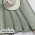 thumbnail image 7 of OVZME Dolly Faux Linen Sheer Kitchen Curtains 36 Inch Length 2 PCS,Bedroom Living Room Sage Green Sheer Curtain Tiers with Rod Pockets Blinds Small Window Treatments/Drapes for Cafe Tier,30W x 36L, 7 of 7