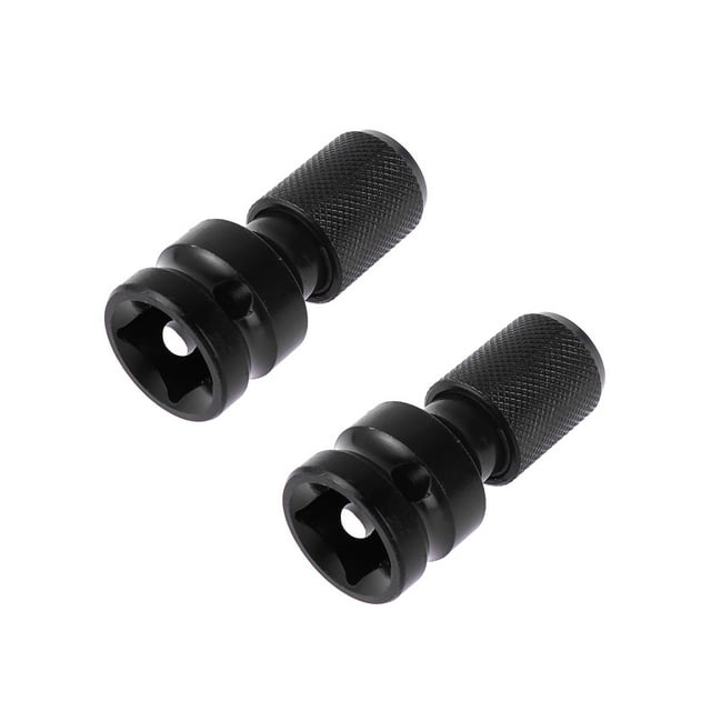 2pcs Hex Drill Chuck Conversion Kit Converter Impact Driver 1/2 Inch Square Quick Change Adapter Converts Air Power Wrench Changeover Head