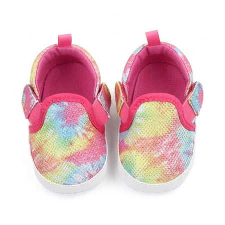 

Lovebay 0-18M Toddler Baby Girl Sneakers Casual Colorful Girls Shoes Slip on