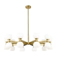 thumbnail image 2 of 494-20MGLD-Z-Lite-Artemis - 20 Light Chandelier In Mid-Century Modern Style-12.75 Inches Tall and 42 Inches Wide-Modern Gold Finish, 2 of 2