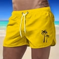 thumbnail image 1 of WILLBEST Pantalones Cortos para Hombre, de Verano, para Playa, Informales, Deportivos, de Moda, para Viajes, de Poliéster, con Estampado de Cocoteros., 1 of 3