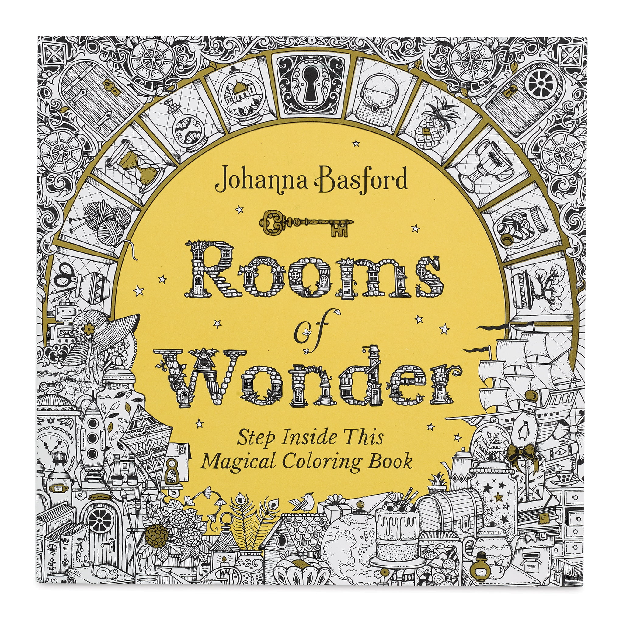 Rooms of Wonder: Step Inside This Magical Coloring Book (Spiral Bound)