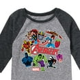 thumbnail image 3 of Marvel The Avengers - Stickers Style - Toddler And Youth Raglan, 3 of 5