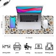 thumbnail image 5 of Long Mouse Pads for Desk,Beige Halloween Pumpkin Skull Bat Desk Mats on Top Of Desks, Desk Mouse Pad Extra Large with 3mm Non-Slip Base and Stitched Edge for Gaming,Work,Home 31.5"x11.8", 5 of 5