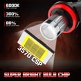 thumbnail image 2 of For Nissan Sentra S Sedan 4-Door 1.8L 2013-2019 LED Headlight High Low Beam Bulb, 2 of 10
