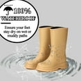 thumbnail image 3 of AUXDIQ Wellington Boots Women Mid-calf Wellies Waterproof Rain Boots Outdoor Garden Shoes, 3 of 6