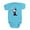 Turquoise, variant on CafePress - Cute Little Death - Cute Infant Bodysuit Baby Romper - Size Newborn - 24 Months