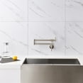 thumbnail image 5 of Cfowner Pot Filler Folding Faucet for Bar, Wall Mount Kitchen Faucet with Double Joint Swing Arm, Brushed Nickel, 5 of 5