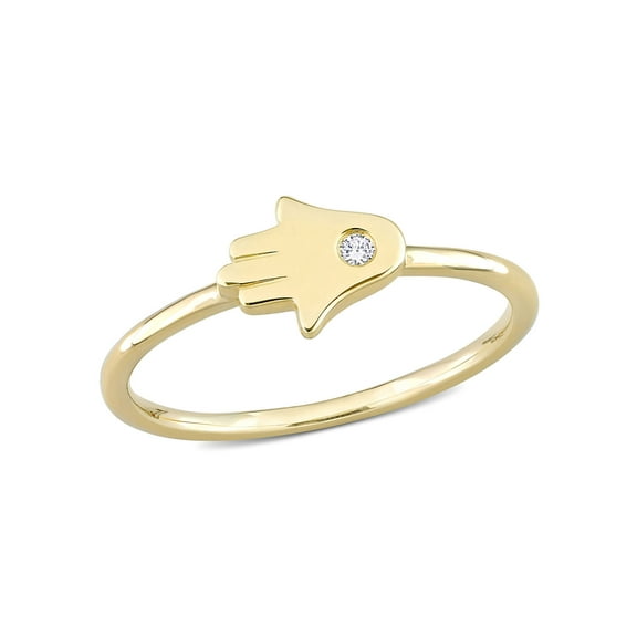 Everly Women's Diamond 10k Yellow Gold Ring
