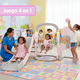 thumbnail image 4 of PLAYOUT KIDS | Juego Infantil 4 en 1 Baby Set I con Resbaladilla Columpio y Canasta Rosa, 4 of 4