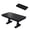 Black, variant on 71 Inch Rectangular Dining Table for 6-8 People, Heavy Duty Dinner Table with 2 Storage Drawers, Multi-use Table for Dining Room Kitchen Office - Black