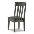 thumbnail image 3 of Signature Design by Ashley Hallanden Modern Slat Back Dining Room Chair, Set of 2, Gray, 3 of 5