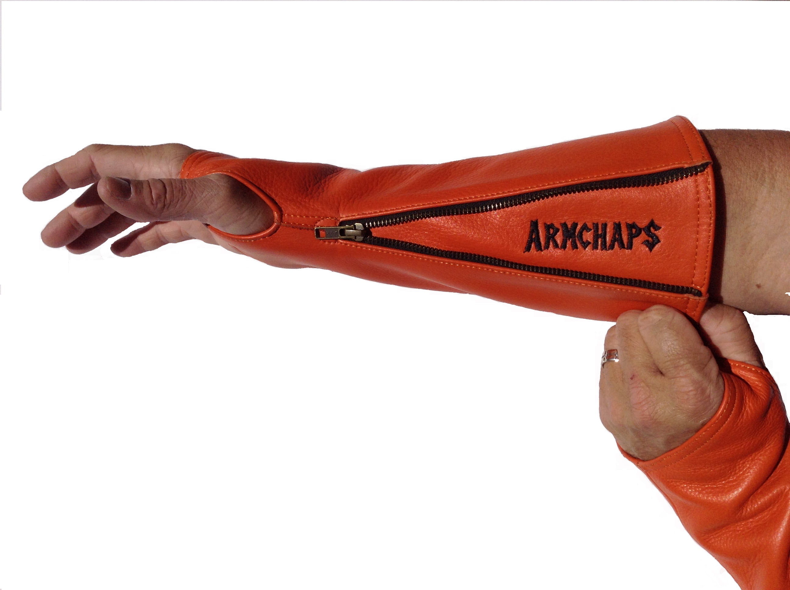 Arm Chaps Leather Protective Arm Sleeves/Guards for Ultimate Arm