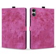 thumbnail image 2 of FJLBDE Case for Xiaomi Poco Pad M1 12.1 Inch with Stand, Card Slot, Embossed Flower PU Leather Folio Magnetic Cover with Pen Holder, Rose, 2 of 7