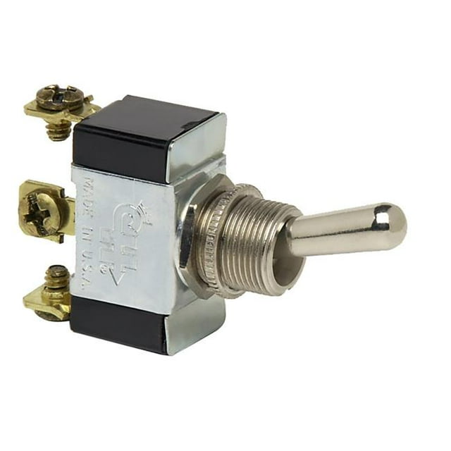 Cole Hersee 55021-07-BP On-Off-On SPDT 3 Wire Heavy Duty Toggle Switch