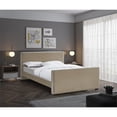 thumbnail image 2 of Meridian Furniture Dillard Beige Velvet Queen Bed, 2 of 6