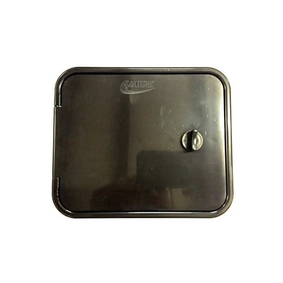 Black Valterra RV Sewer Hose Compartment Door Assembly Thumb Lock 0471BK