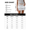 thumbnail image 4 of EMMIOL Women's Stretchy Mid-Waist Mini Denim Skort Skirt Y2K Vintage Casual Jean Skirt with Pockets Streetwear 90s Style, 4 of 10