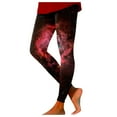 thumbnail image 2 of Stephy Galaxy Costume Women Colorful Leggings Fancy Costume Glitter 3D Printing Costume for Women, Black, XXL, 2 of 4