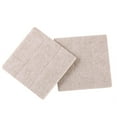 thumbnail image 1 of Tampons en Feutre Beige pour Protection de Sol Usage Intensif avec Extra Fort 36 Pcs 2.7cm Carré, 1 of 8