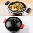 thumbnail image 6 of Shoreew 2Pcs Silicone Hot Handle Holder Heat Insulated Assist Grip Cover Sleeve for Cast Iron Woks Pans Griddles Skillets Anti-Scalding Clip, 6 of 7