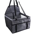 thumbnail image 1 of Greeniant Transportador de mascotas para coche, impermeable, plegable, para perro, gato, asiento, bolsa de viaje, vehículo, bolso para cachorro Suministros para perros gris claro, 1 of 8