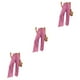 thumbnail image 4 of Sonducket Mujer verano primavera pantalones bolsillos Color sólido largo suelto Casual pierna ancha estirable Vintage Streetwear rosa XXL Type1 NO1, 4 of 6