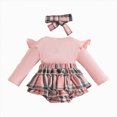 thumbnail image 4 of Gibobby Basic Infant Romper Long Sleeve Solid Bodysuit Jumpsuit Soft 3 6 9 12 18 Months Newborn One-Piece Infant Long Sleeve Bodysuit(0-3 Months,Pink), 4 of 8