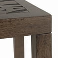 thumbnail image 4 of Kate and Laurel Elyria Bohemian Engraved Side Table, 20 x 14 x 26, Gray, Modern Side Table for Storage and Display, 4 of 9