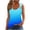 Blue, variant on Tank Tops for Women V Neck Sleeveless T Shirts Gradient Color Print Shirts Dressy Casual Summer Tops Blusas Mujer Basicas