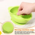 thumbnail image 4 of Grusce 4PCS Stainless Steel Baby Bowls with Suction, 2-in-1 Toddlers Bowl & Removable Silicone Suction Kids Bowl, Anti Scald Non Toxic Snack Container for Baby Food Feeding, 4 of 11
