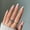 Orange Line, variant on 24Pcs Press on Nails Medium Length Exquisite Fake Nails French black Press on Nails Almond Cute Tips Swirl acrylics Full Cover False Nails for Women and Girls 24PCS