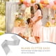 thumbnail image 5 of unbranded De Tela Plateada Con Brillo Para Decoraciones En Fiestas De Bodas Y Promociones, 5 of 6
