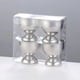 thumbnail image 2 of 4 hueveras de acero inoxidable para desayuno, utensilios de cocina, 2 of 8